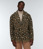 Alanui - Leopard jacquard-knitted cardigan