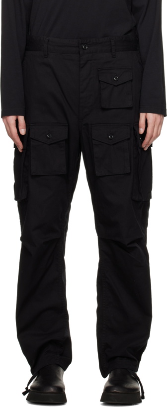 Photo: Engineered Garments SSENSE Exclusive Black FA Cargo Pants