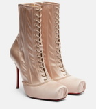 Christian Louboutin Pavlova crêpe satin ankle boots