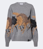 Stella McCartney Intarsia virgin wool sweater