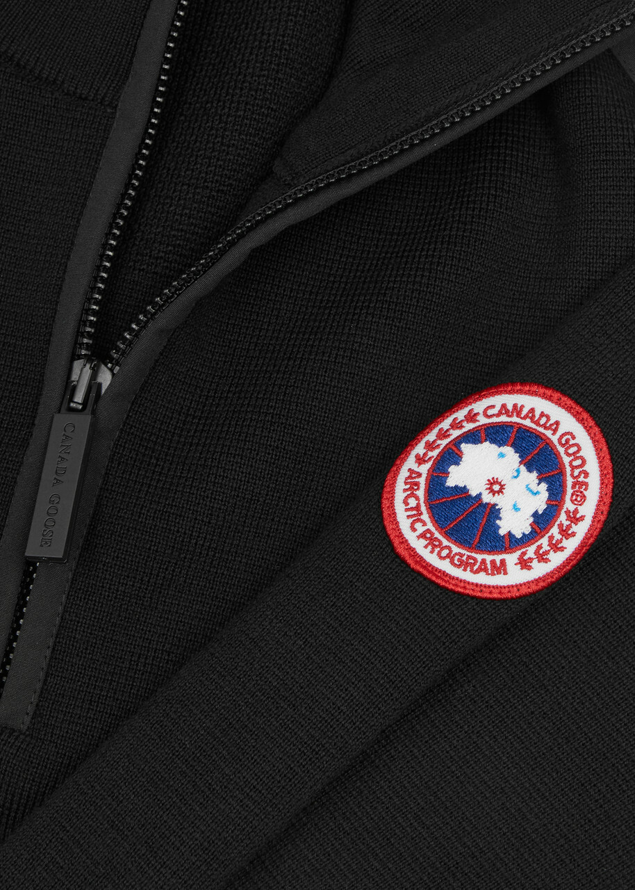 Canada Goose Stormont Half zip Wool Jumper , Jumper, Slips on Black