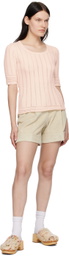 See by Chloé Pink Scoop Neck Top