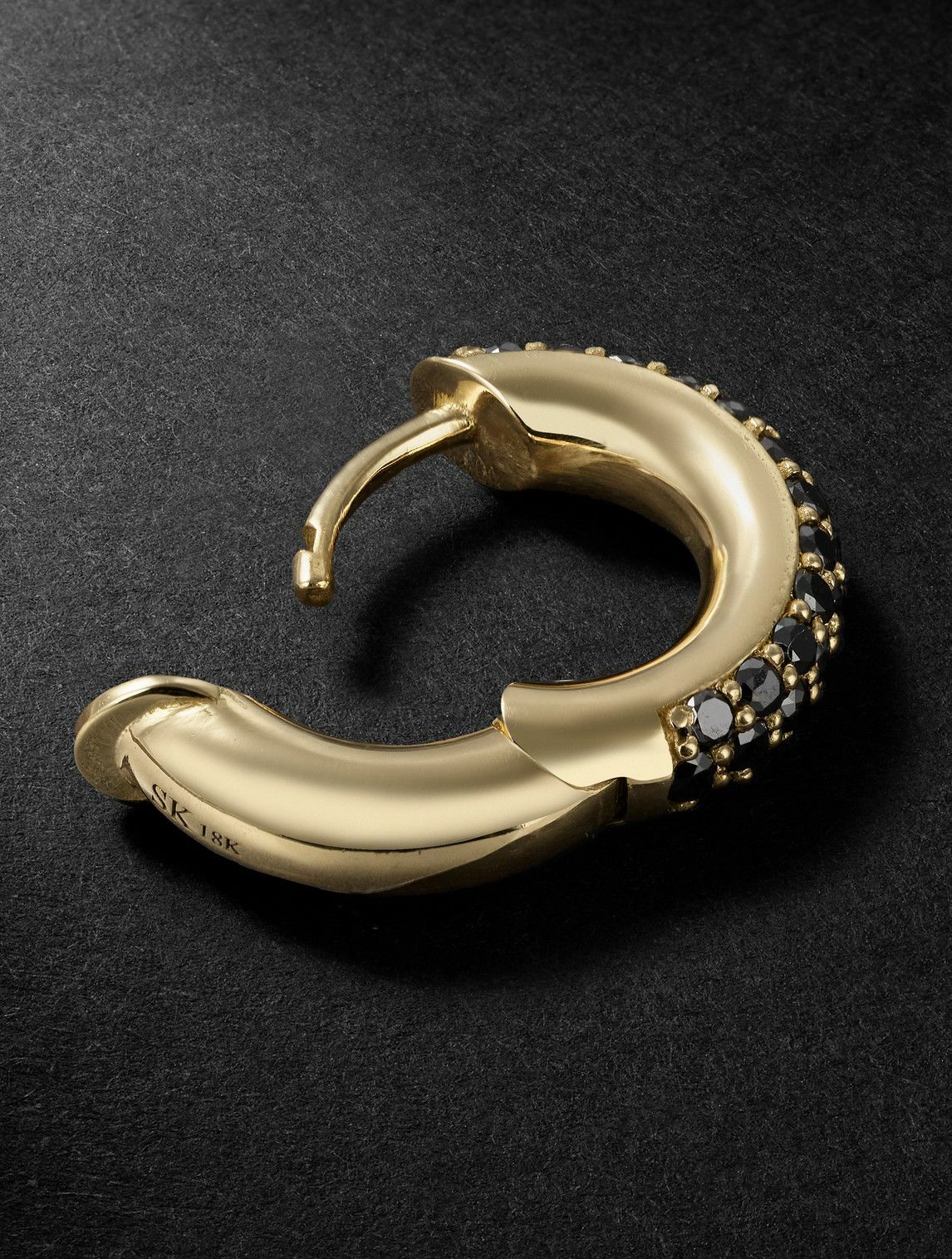 Spinelli Kilcollin - Macro 18-Karat Gold Diamond Single Hoop