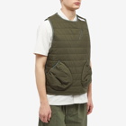 Neighborhood Men's Puff Tactical Vest in Olive Drab