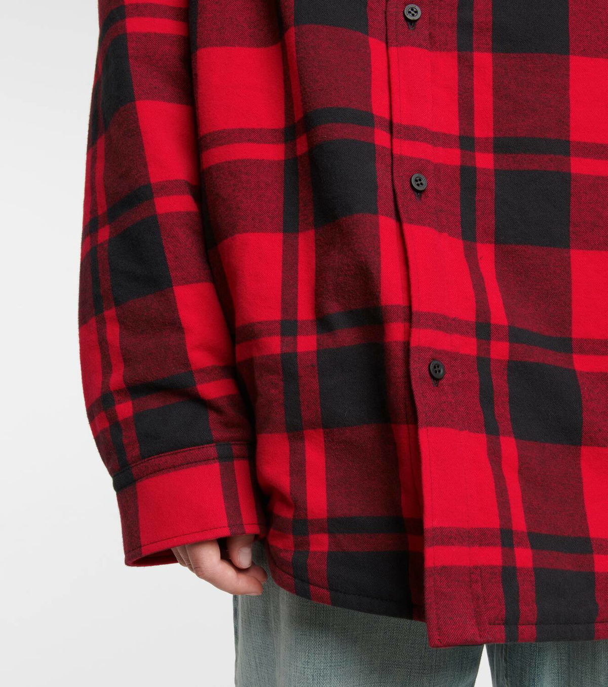 Balenciaga Men Checked Shirt main image 1