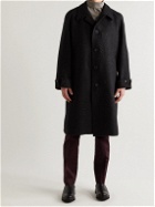 Yuri Yuri - Donegal Wool-Twill Coat - Black