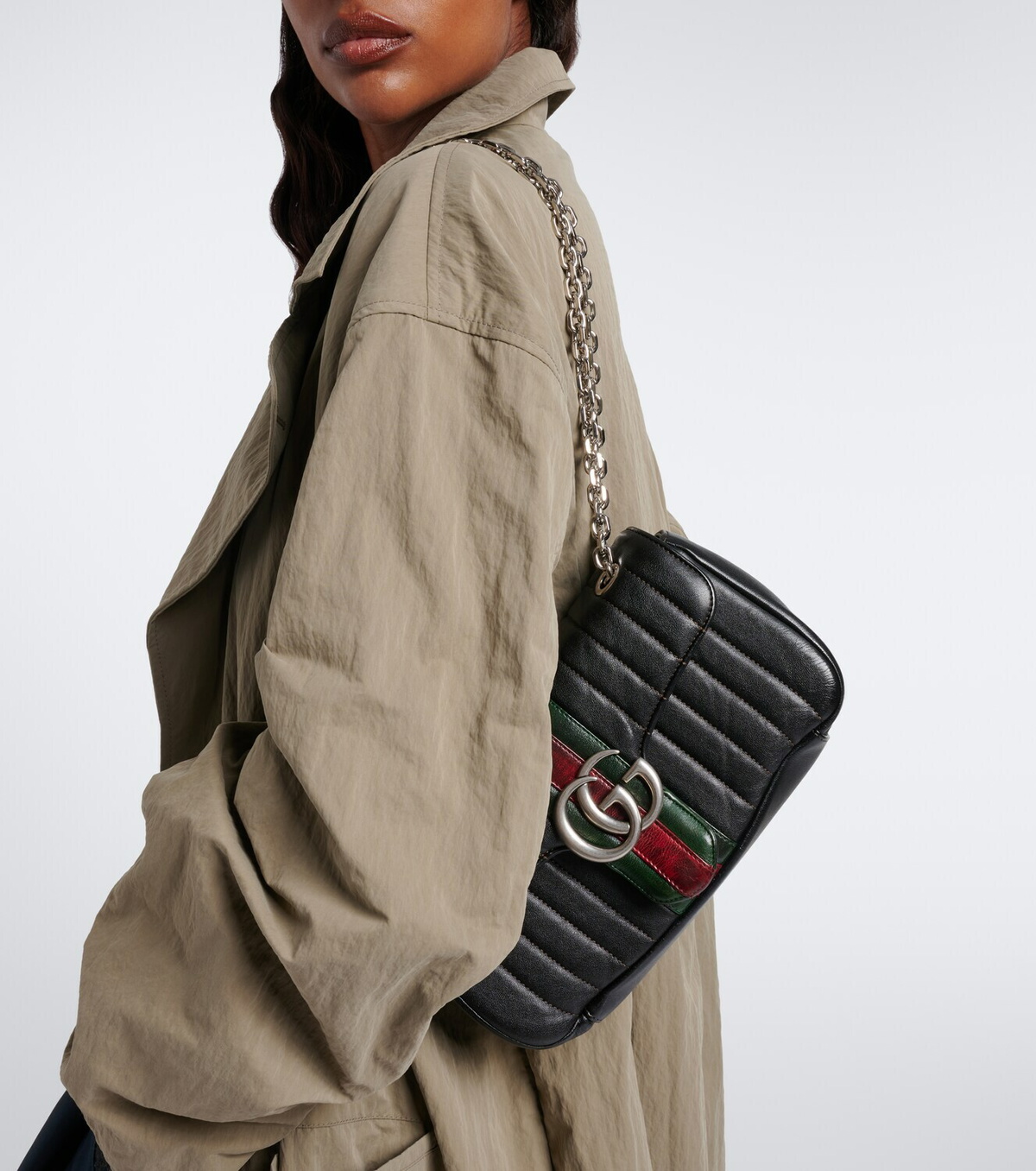Gucci GG Marmont Small leather shoulder bag
