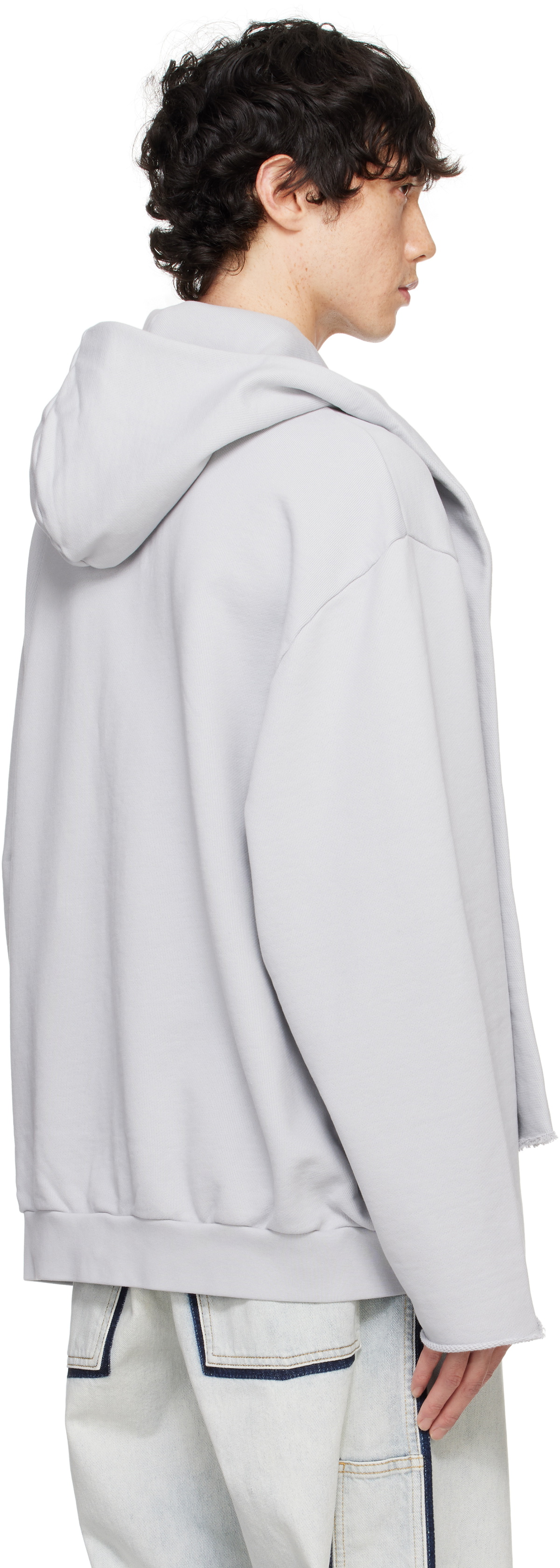 トップス CAMIEL FORTGENS Sweater Scarf Hoodie Camiel Fortgens Gray Scarf Hoodie Camiel Fortgens