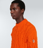 Moncler Grenoble - Cable-knit wool-blend sweater