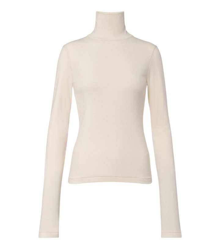 Photo: The Row Camron cotton jersey turtleneck top