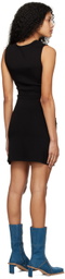 WYNN HAMLYN Black Orchid Minidress