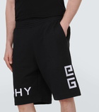 Givenchy 4G cotton fleece Bermuda shorts