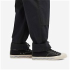 Visvim Men's Seeger Low Canvas Sneakers in Black