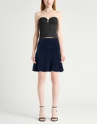 Norma Kamali Womens Mini skirt Midnight in Blue