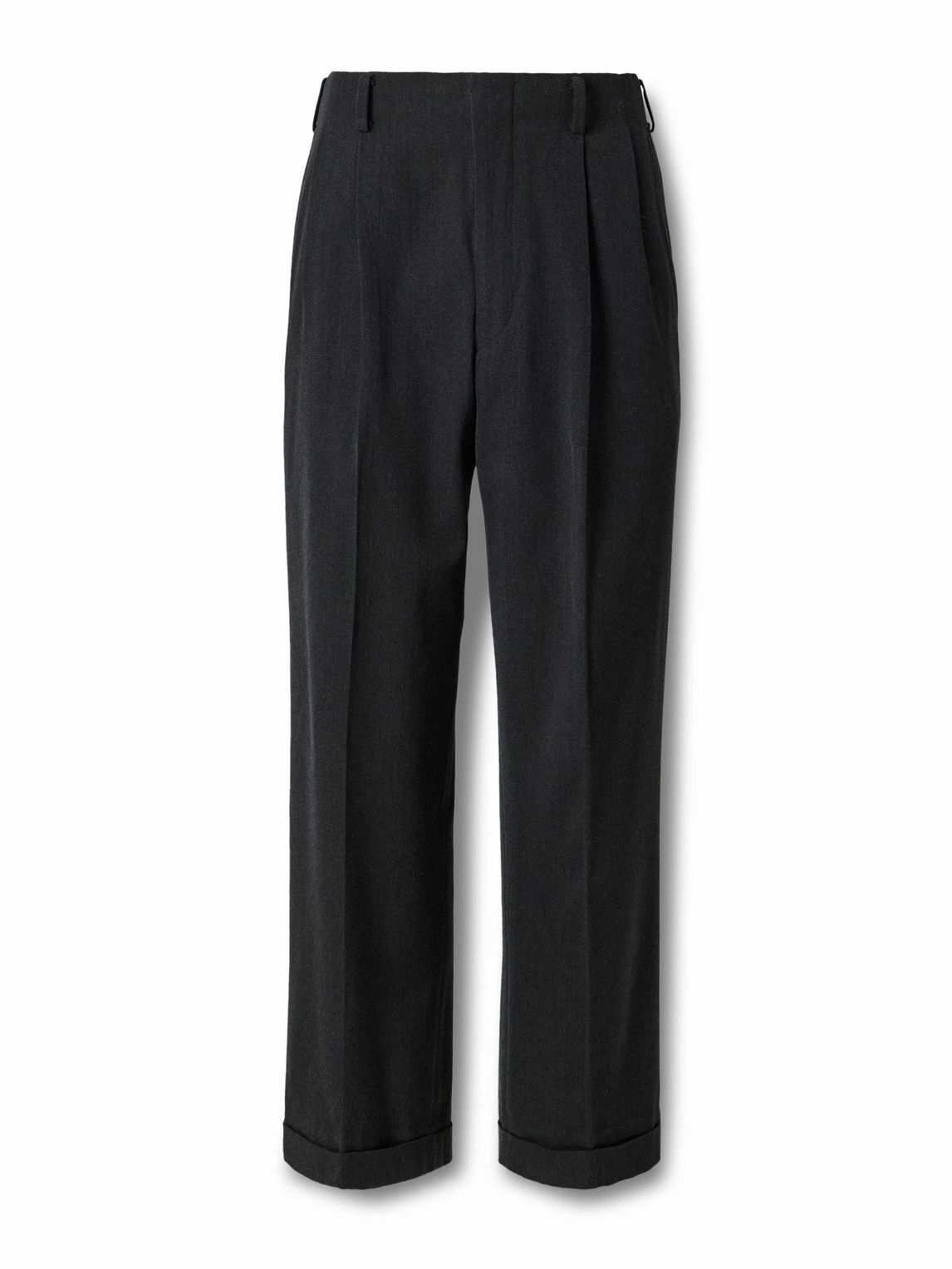 【タグあり】 A.PRESSE Wool Trousers black サイズ1 A.PRESSE 