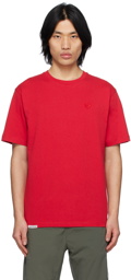 AAPE by A Bathing Ape Red Embrodiered T-Shirt