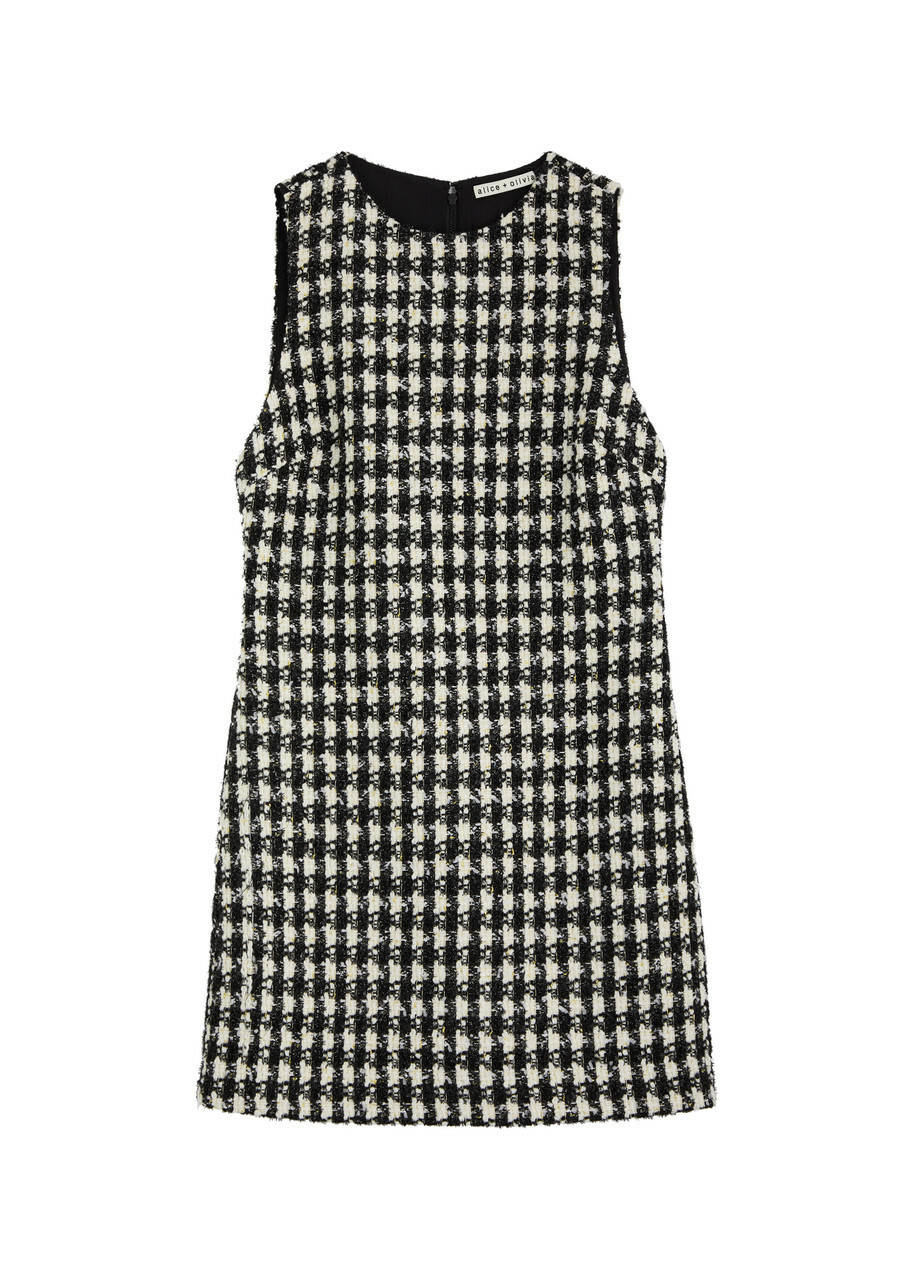 alice olivia black white dress Alice + Olivia