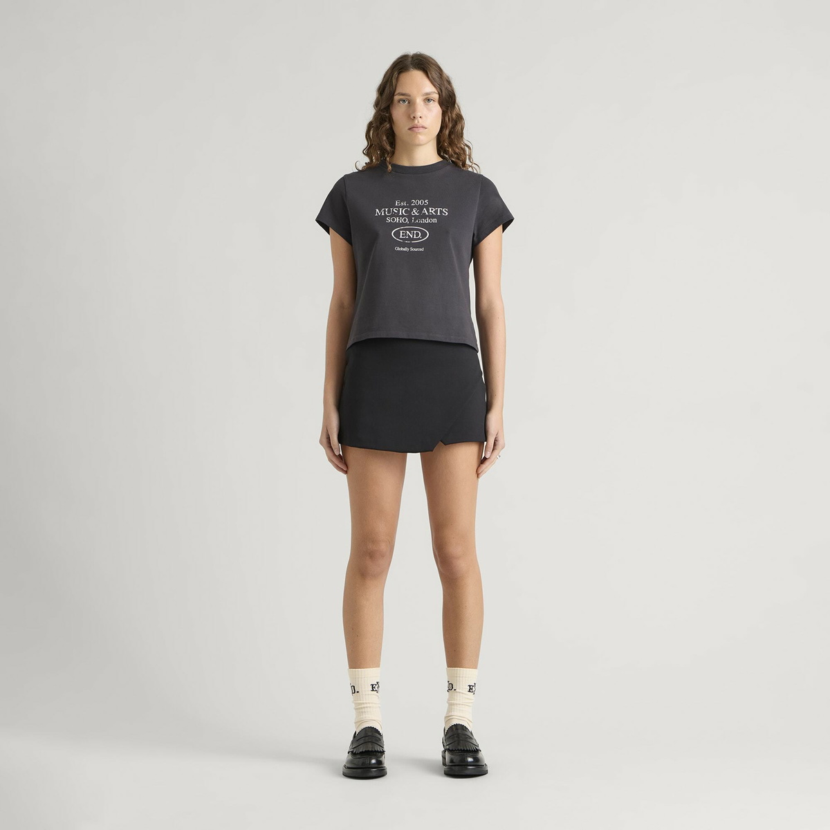 END. Women's Compact Skort in Black