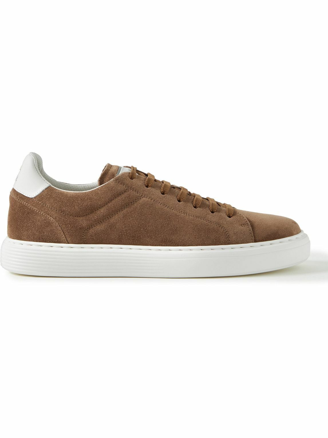 Brunello Cucinelli - Urano Suede Sneakers - Brown Brunello Cucinelli