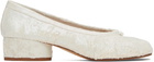 Maison Margiela White Tabi New Ballerina Heels