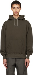 BEAMS PLUS Khaki Pullover Hoodie