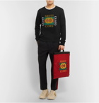 Gucci - Printed Loopback Cotton-Jersey Sweatshirt - Men - Black
