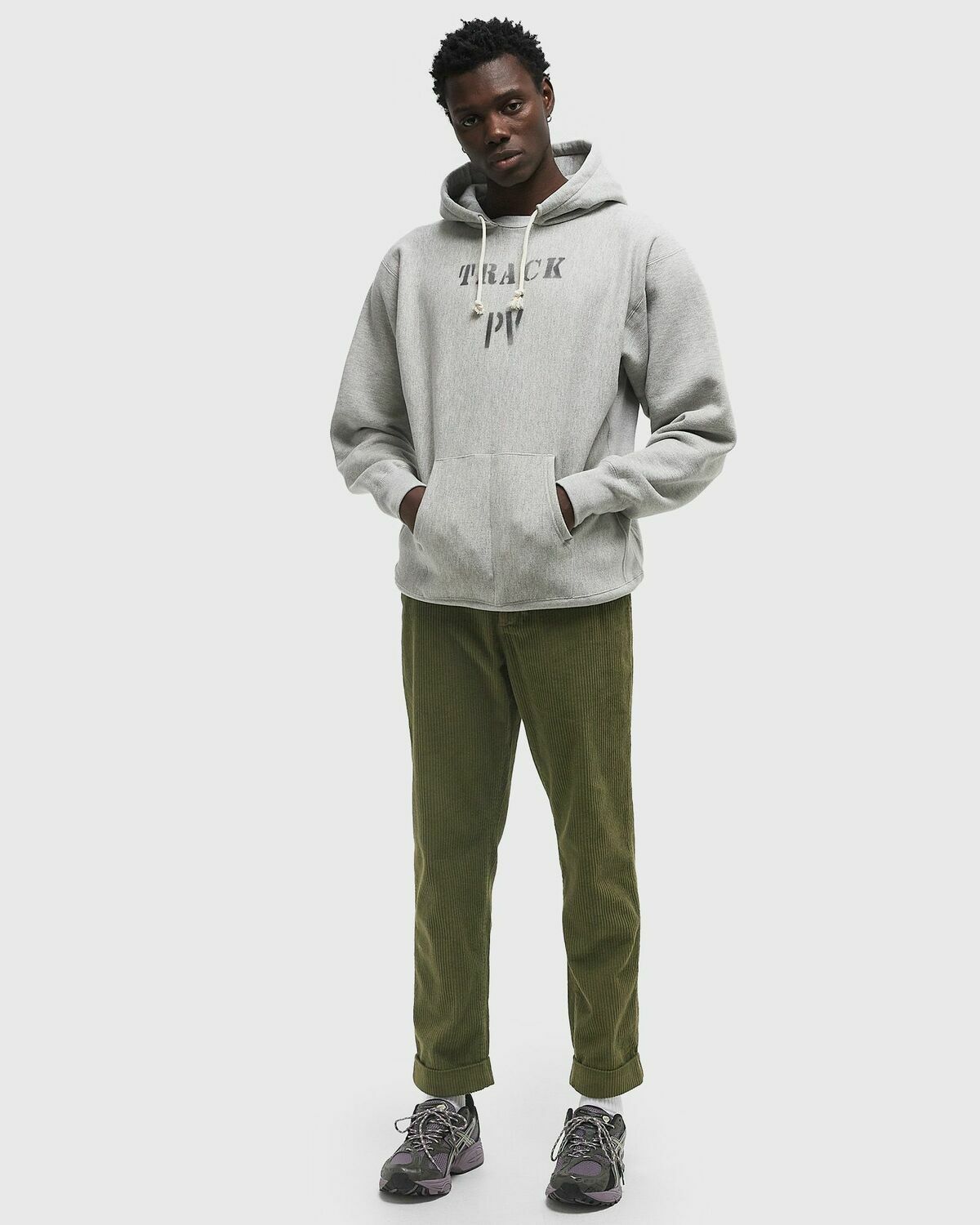 CHAMPION Hooded Sweatshirt Grey Mens Hoody