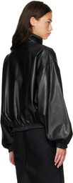 Balenciaga Black Tracksuit Reversible Lambskin Jacket
