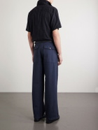 Barena - Straight-Leg Garment-Dyed Cotton Trousers - Blue
