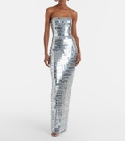 Rachel Gilbert Sylvie embellished gown