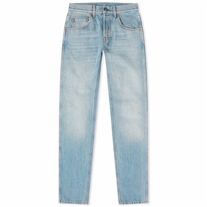 Photo: Gucci Men's New Tapered Jeans in Blue