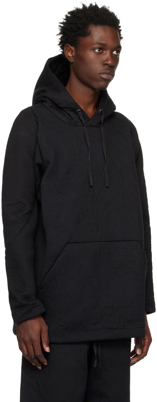 BYBORRE Black Jacquard Hoodie