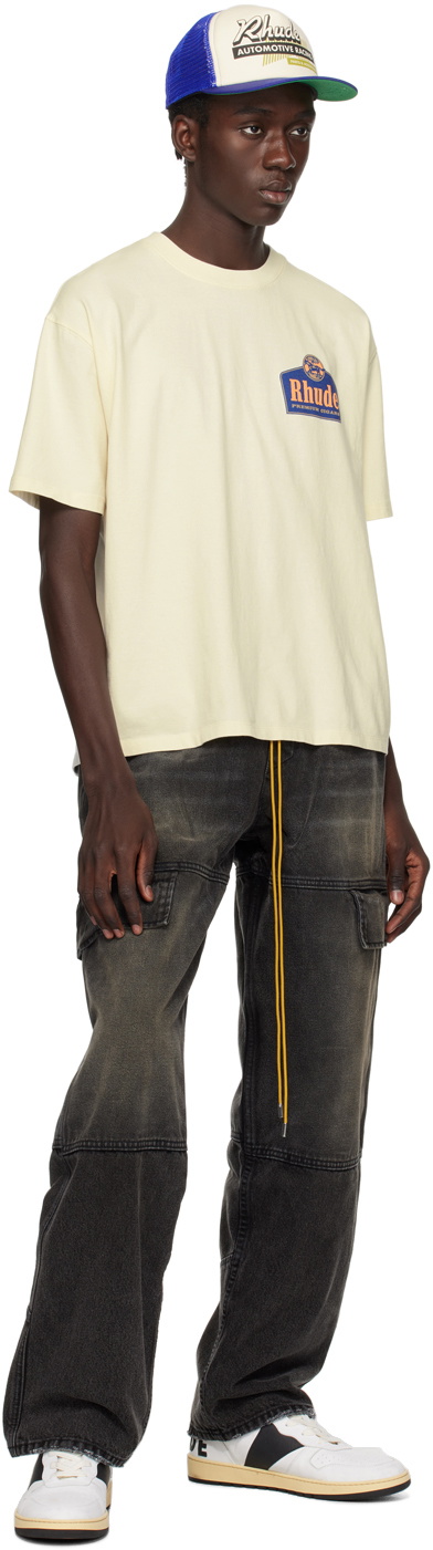 【関税込み】Rhude オフホワイト Grand Cru Tシャツ Rhude Grand Cru T-shirt Off White | Mezaldy.com