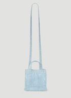 Acne Studios - Logo Shopper Mini Tote Bag in Blue