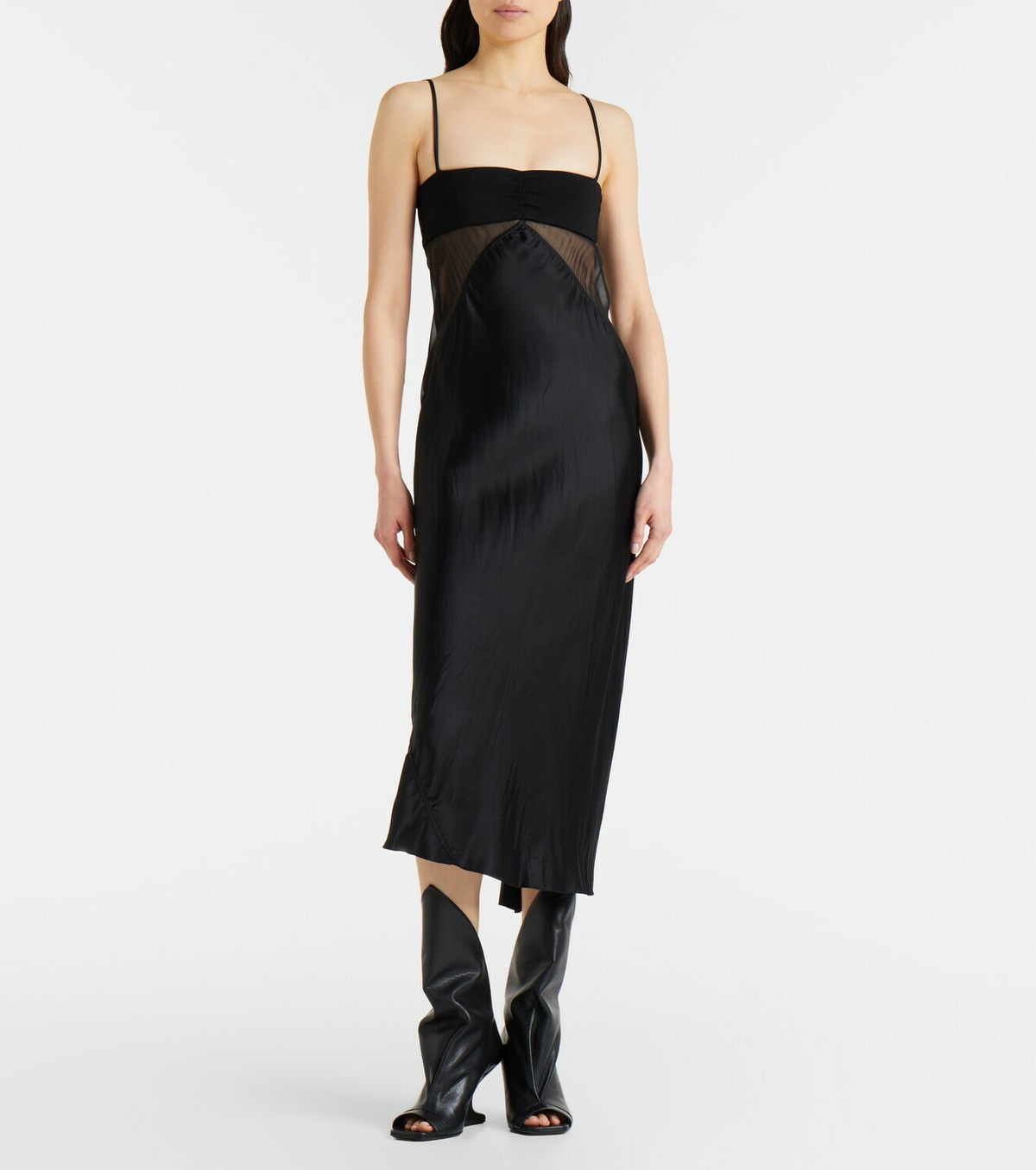 Rick Owens Combo slip dress