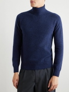 Altea - Wool and Cashmere-Blend Rollneck Sweater - Blue