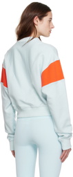 Reebok By Victoria Beckham Blue Graphic Sweatshirt
