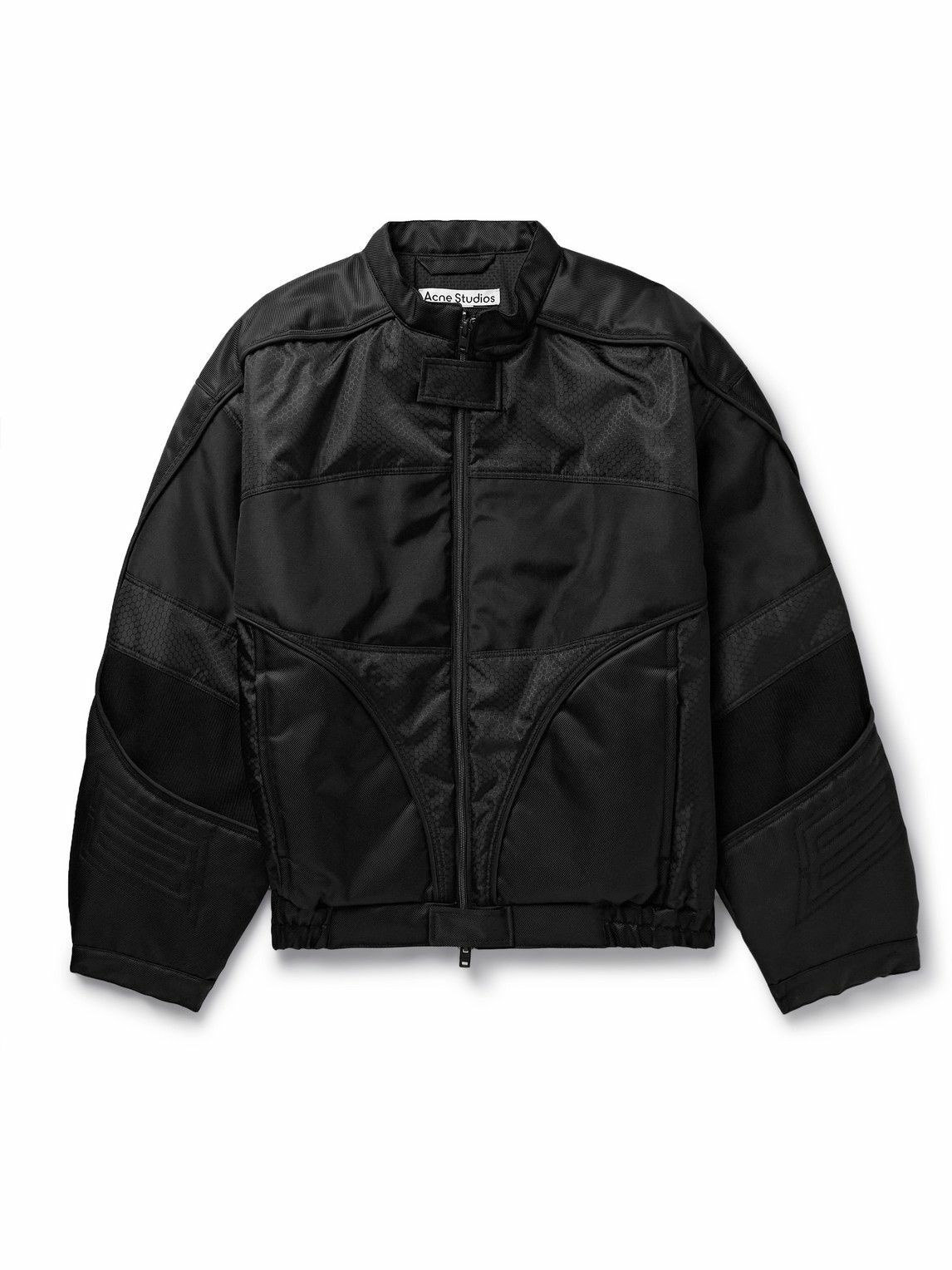 Photo: Acne Studios - Panelled Padded Drill and Canvas Jacket - Black