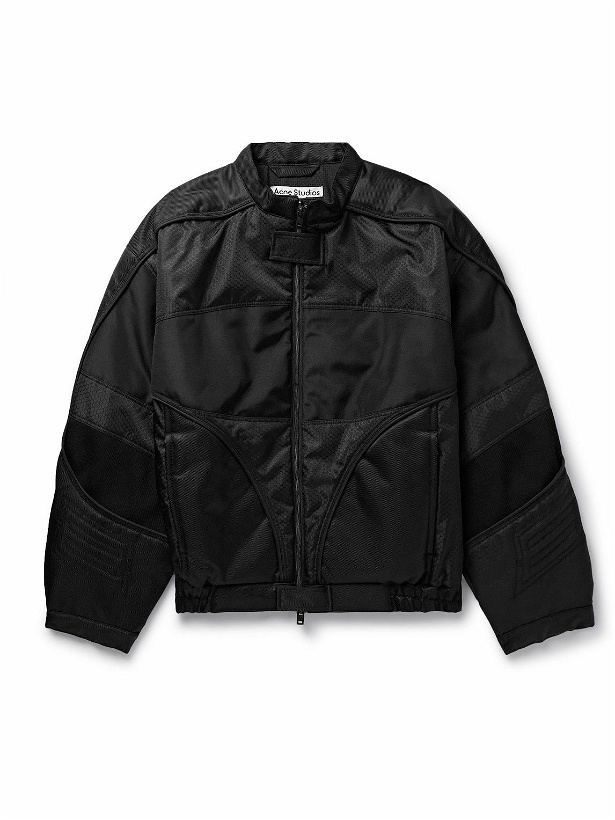 Photo: Acne Studios - Panelled Padded Drill and Canvas Jacket - Black