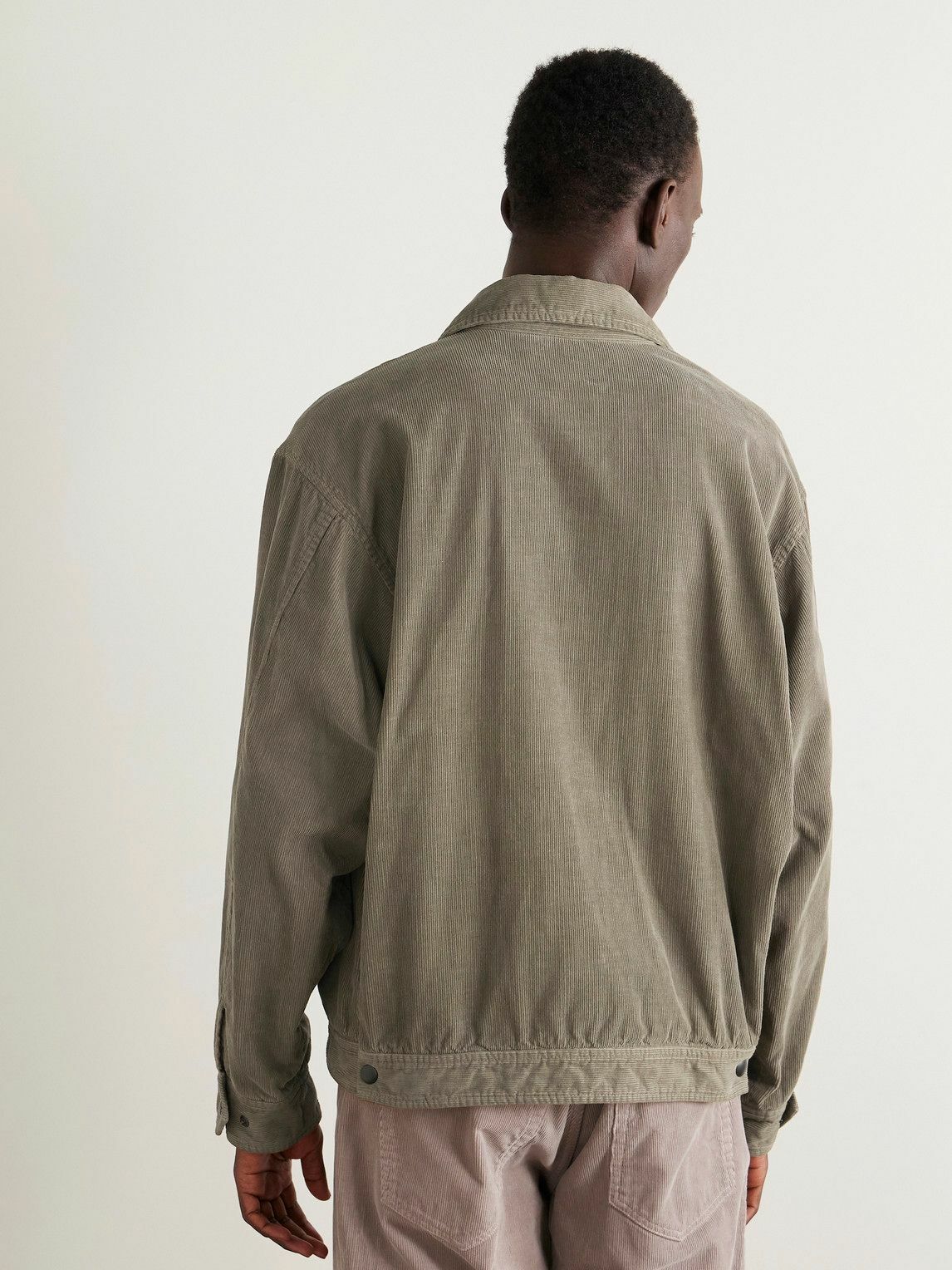 The Row - Noggu Cotton-Corduroy Jacket - Green