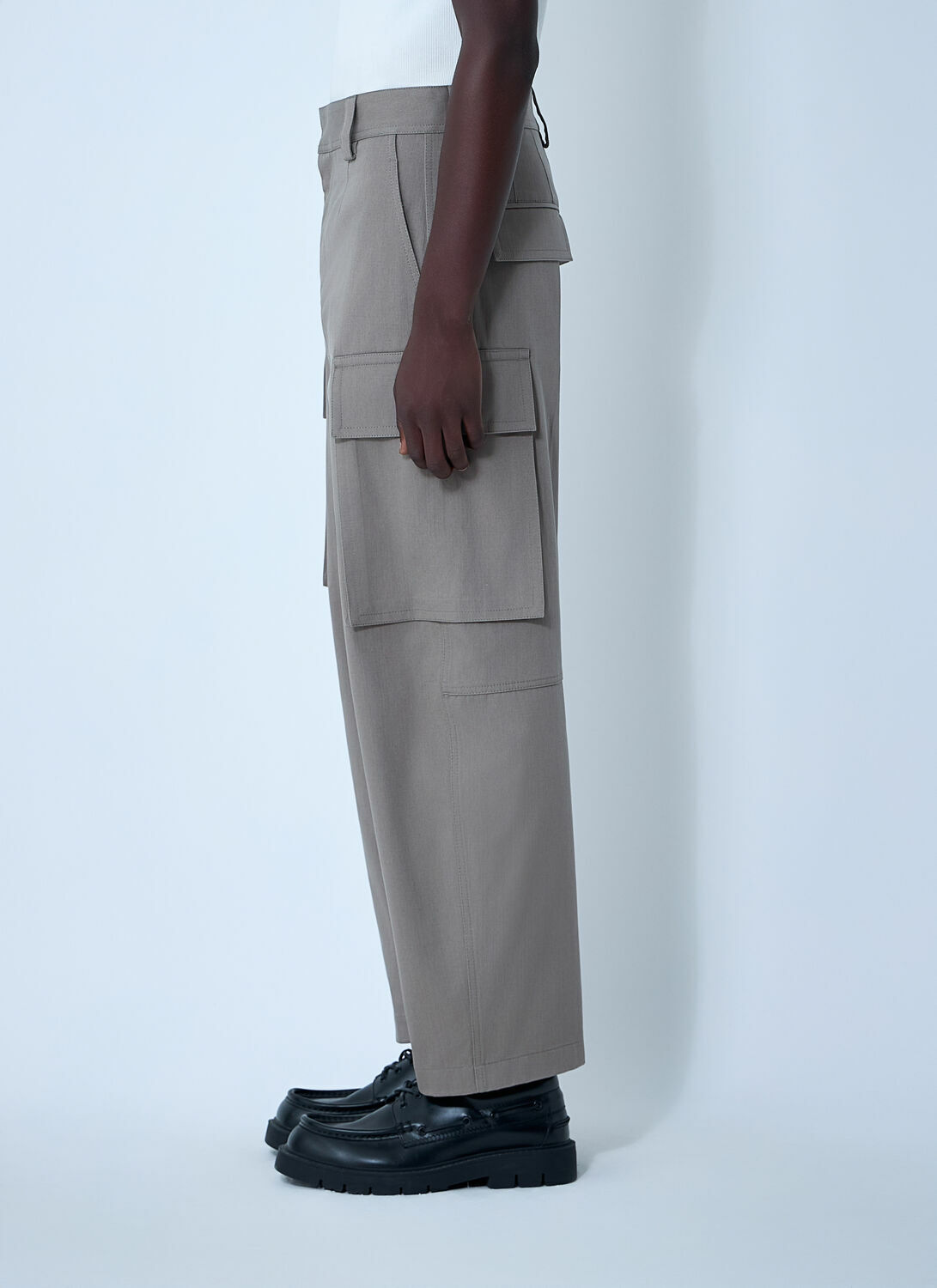 Bottega Veneta Cotton Twill Cargo Pants