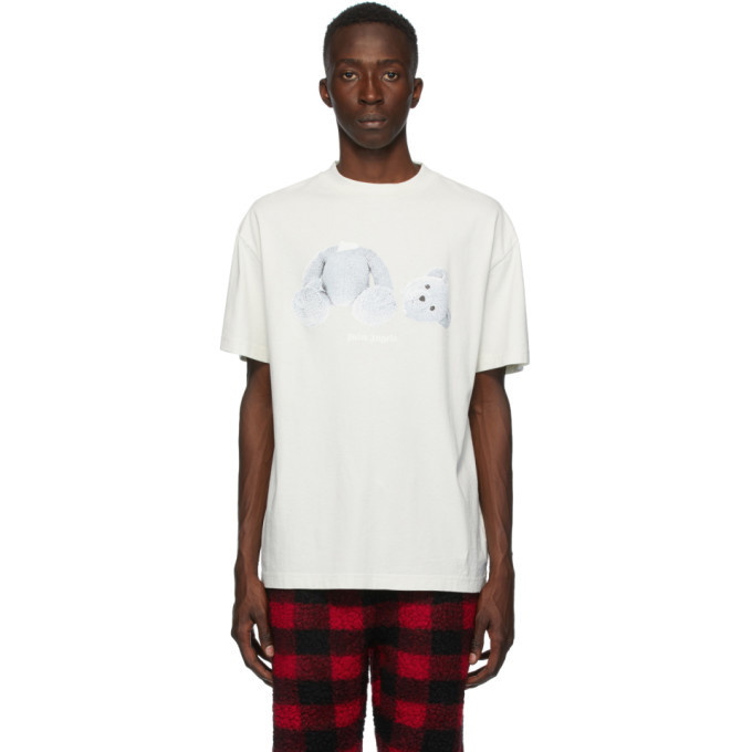Palm Angels Off-White Ice Bear T-Shirt Palm Angels