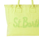 MC2 Saint Barth Vanity Light Green Canvas Shoulder Bag