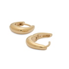Tom Wood Liz Huggies Earrings in Gold 