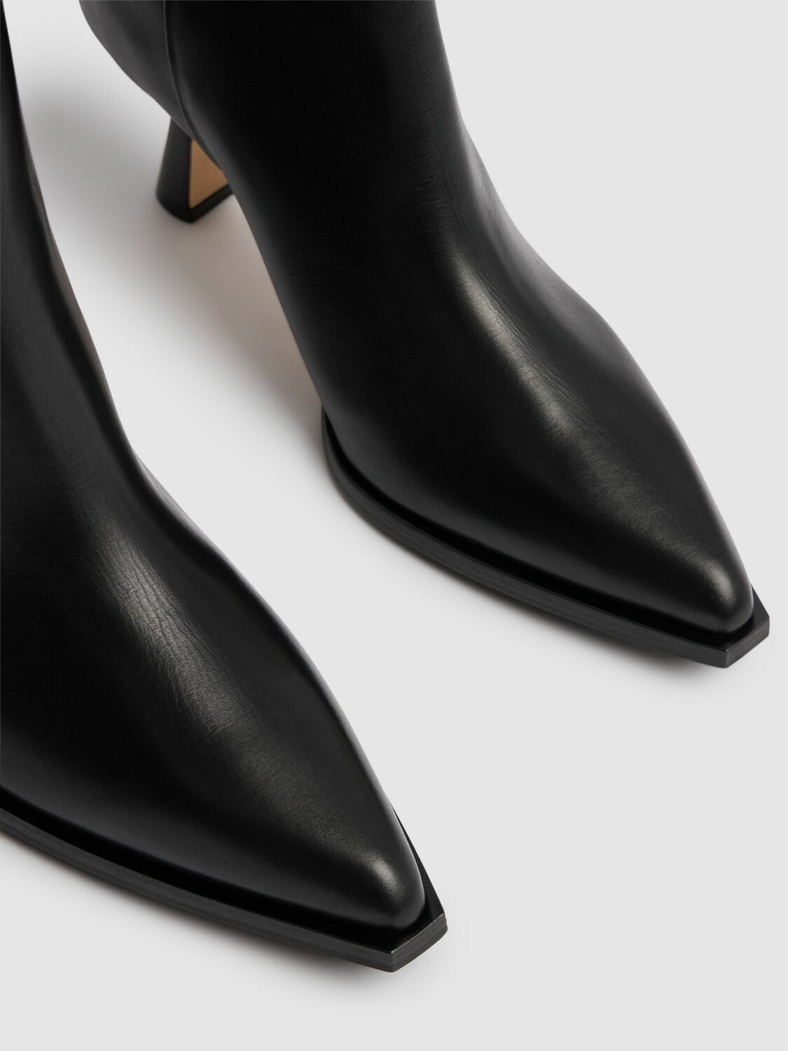 ショートブーツ・ブーティ aeyde Kala Ankle Boots - Aeyde - Leather - Black AEYDE 75mm Kala Leather Ankle Boots Aeyde