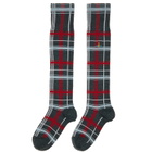 Vivienne Westwood Gray Multicheck Socks