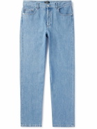 A.P.C. - Fairfax Straight-Leg Stonewashed Jeans - Blue