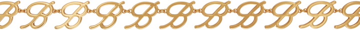 Photo: Blumarine Gold Logo Chain Belt