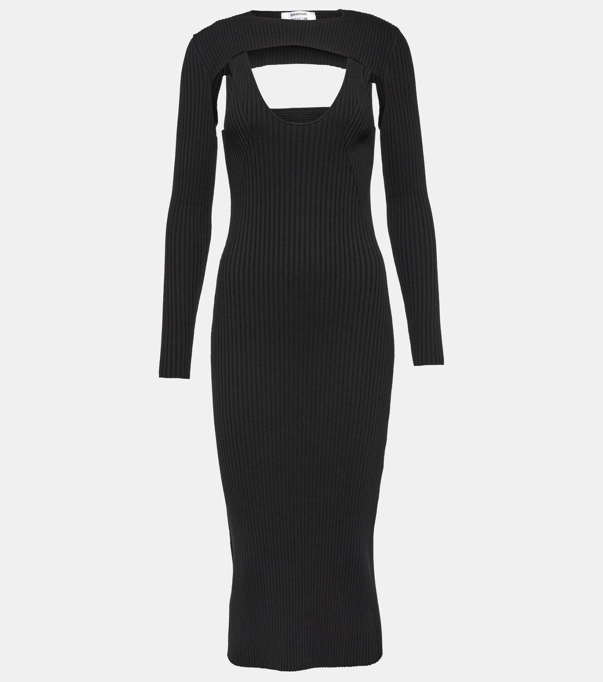 Wolford x Simkhai Contoured Ribs jersey midi dress Wolford