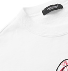 UNDERCOVER - UBEAR Printed Loopback Cotton-Jersey Sweatshirt - White